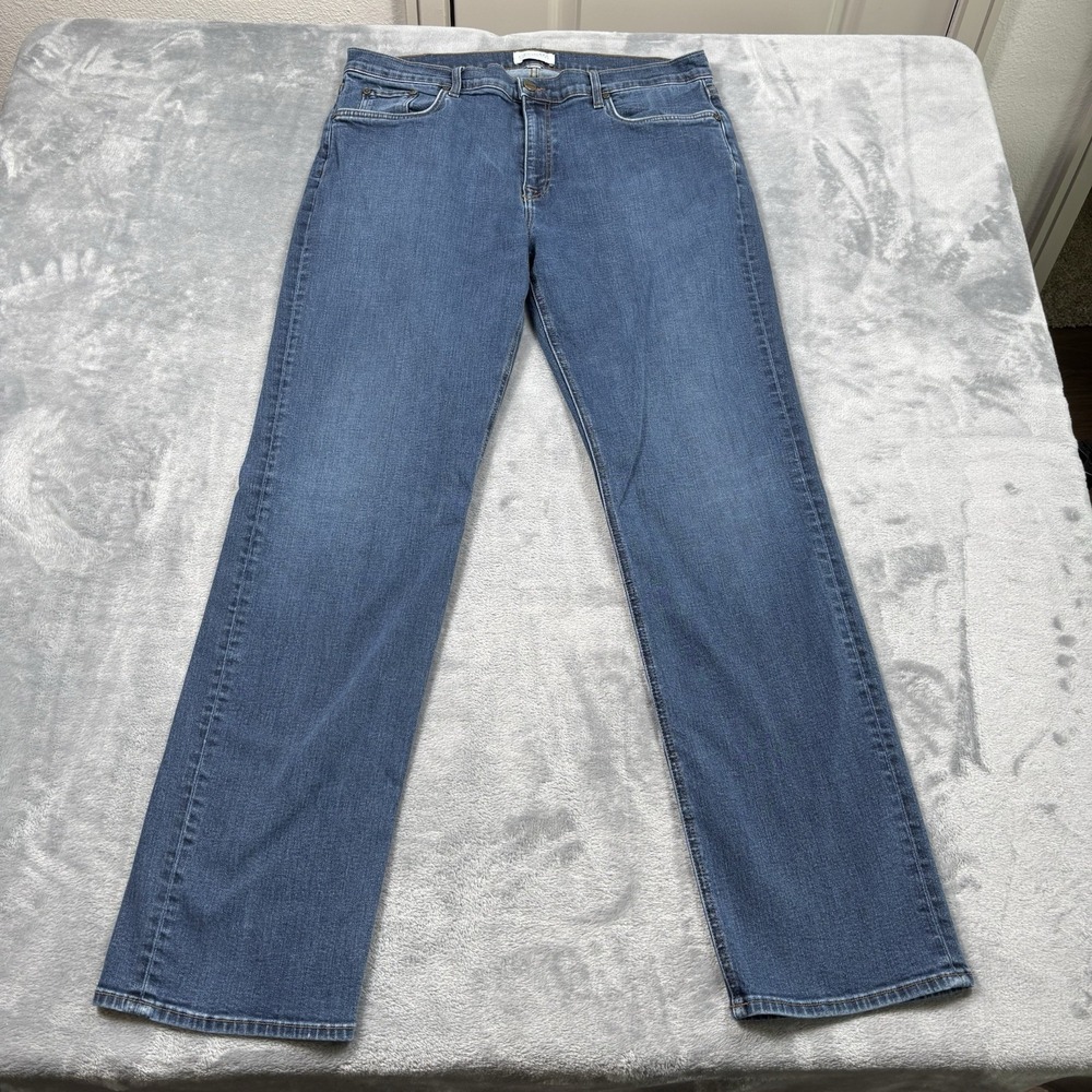 Tecovas Standard Jeans Dark Blue Stretch Denim Pants Men's 38x32 Western - Picture 4 of 8